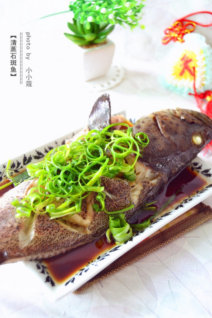 清蒸石斑鱼的做法,清蒸石斑鱼怎么做好吃,清蒸石斑鱼的家常做法 
