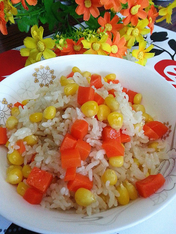 香甜胡萝卜米饭图片
