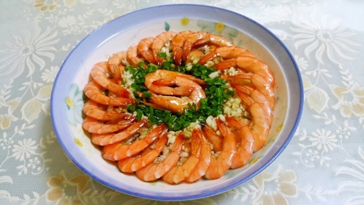 蒜蓉蒸基围虾的做法,蒜蓉蒸基围虾怎么做好吃,蒜蓉蒸基围虾的家常做法