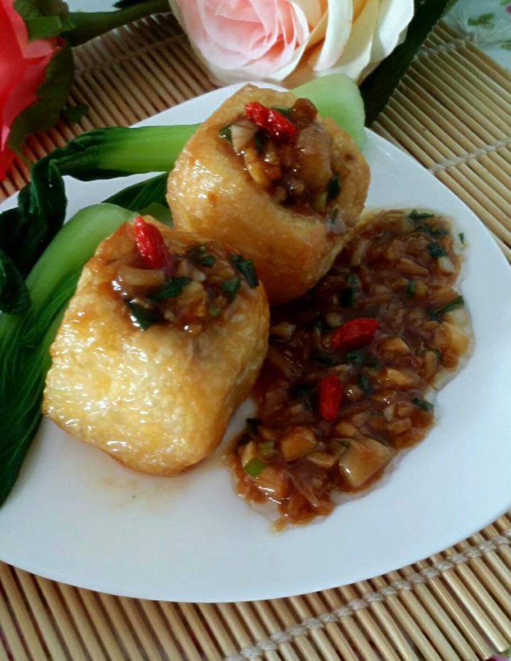 蒸釀油豆腐的做法,蒸釀油豆腐怎麼做好吃,蒸釀油豆腐的家常做法 - 京