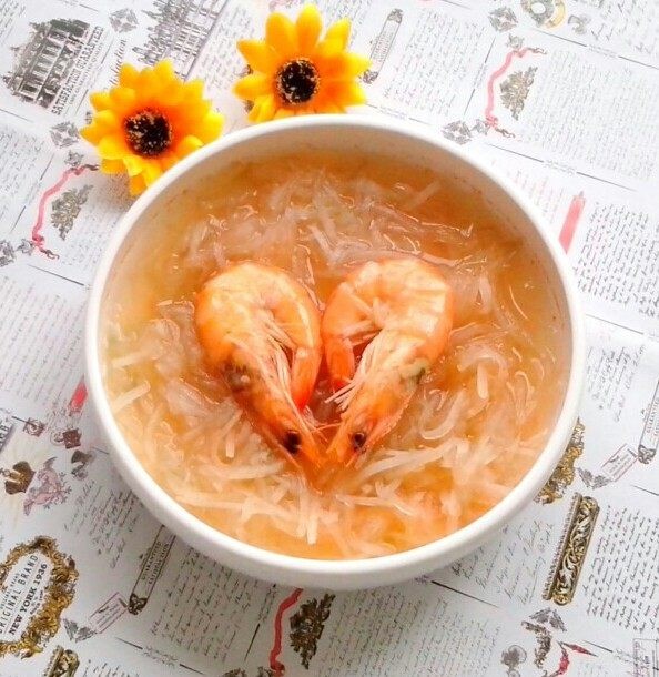 鲜虾萝卜汤的做法,鲜虾萝卜汤怎么做好吃,鲜虾萝卜汤的家常做法 