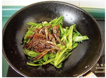 豆豉鯪魚油麥菜