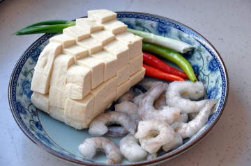 白玉虾仁豆腐